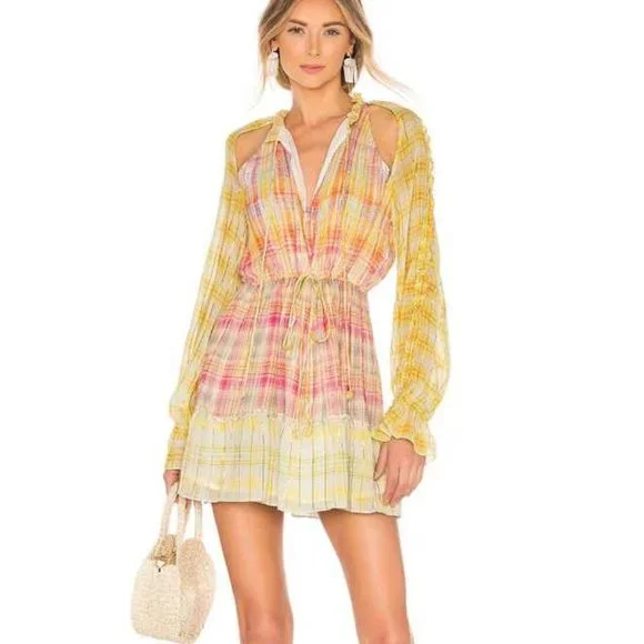 Hemant and Nandita Thick and Thin Stripe Mini Dress - Picture 4 of 4